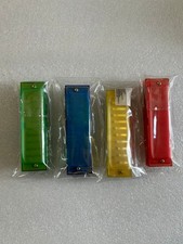 Hohner Happy Color Kids Harps CCH 4 Pack 1xGreen, 1xBlue, 1xYellow, 1xRed 