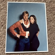 Robert Redford and Barbra Streisand on The Way We Were Set 1970s Vintage 8x10 Ph