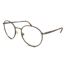 Vintage Gucci Eyeglasses Frames GG2285 HK6 Brown Antique Gray Wire Rim 52-19-145