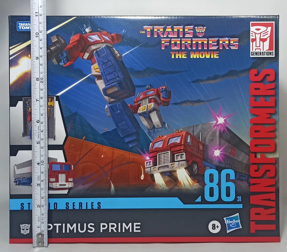 HASBRO TRANSFORMERS STUDIO SERIES MOVIE 86 COMMANDER CLASS OPTIMUS PRIME MISB - Image 2 of 4