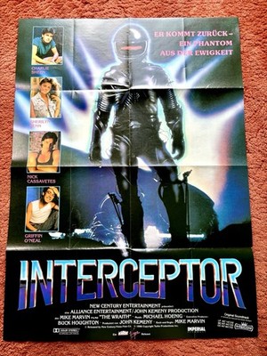 Interceptor Kinoplakat Poster A1, Charlie Sheen, The Wraith