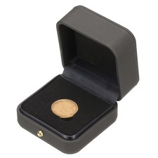 Coin Display Box, Coin Presentation Display Box Fit 25mm Coin, Gray