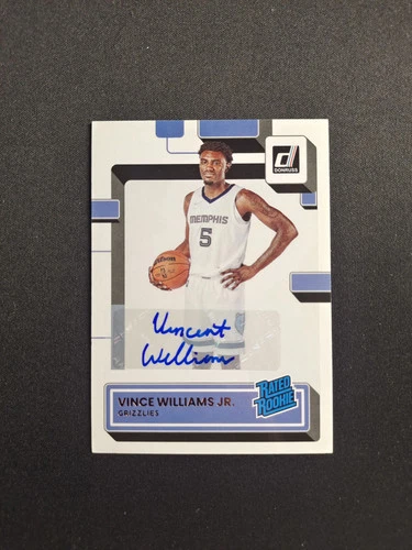 2022-23 Panini Donruss Vince Williams Jr. #246 Auto RC Rookie Grizzlies XV44