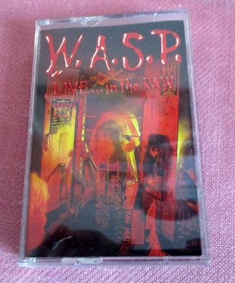 W.A.S.P. - Live in The Raw - Cassette TCEST2040 - WASP - Image 1 of 2