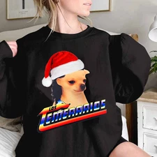 Los Temerarios Dog Christmas Hat Sweater Black Unisex S-5XL  1K0837