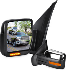 2004-14 Ford F-150 Towing Mirrors Power Heated Chromecompatible Replacement