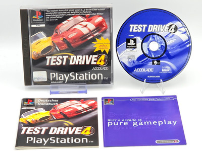 Test Drive 4 - Sony Playstation 1 - PS1 - CiB - PAL - Sehr guter Zustand