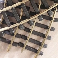3 brand new LGB code 11000 G scale brass curves. radius 1.
