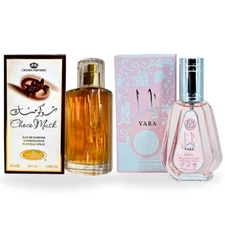 Choco Musk EDP-50ml by Al Rehab & Yara EDP-50 ml By Ard Al Zaafaran.-Unisex
