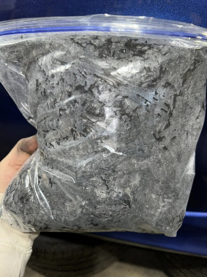 Hilos forjados de fibra de carbono picados de 1 lb - para crear piezas de carbono forjado Foto 3 de 4