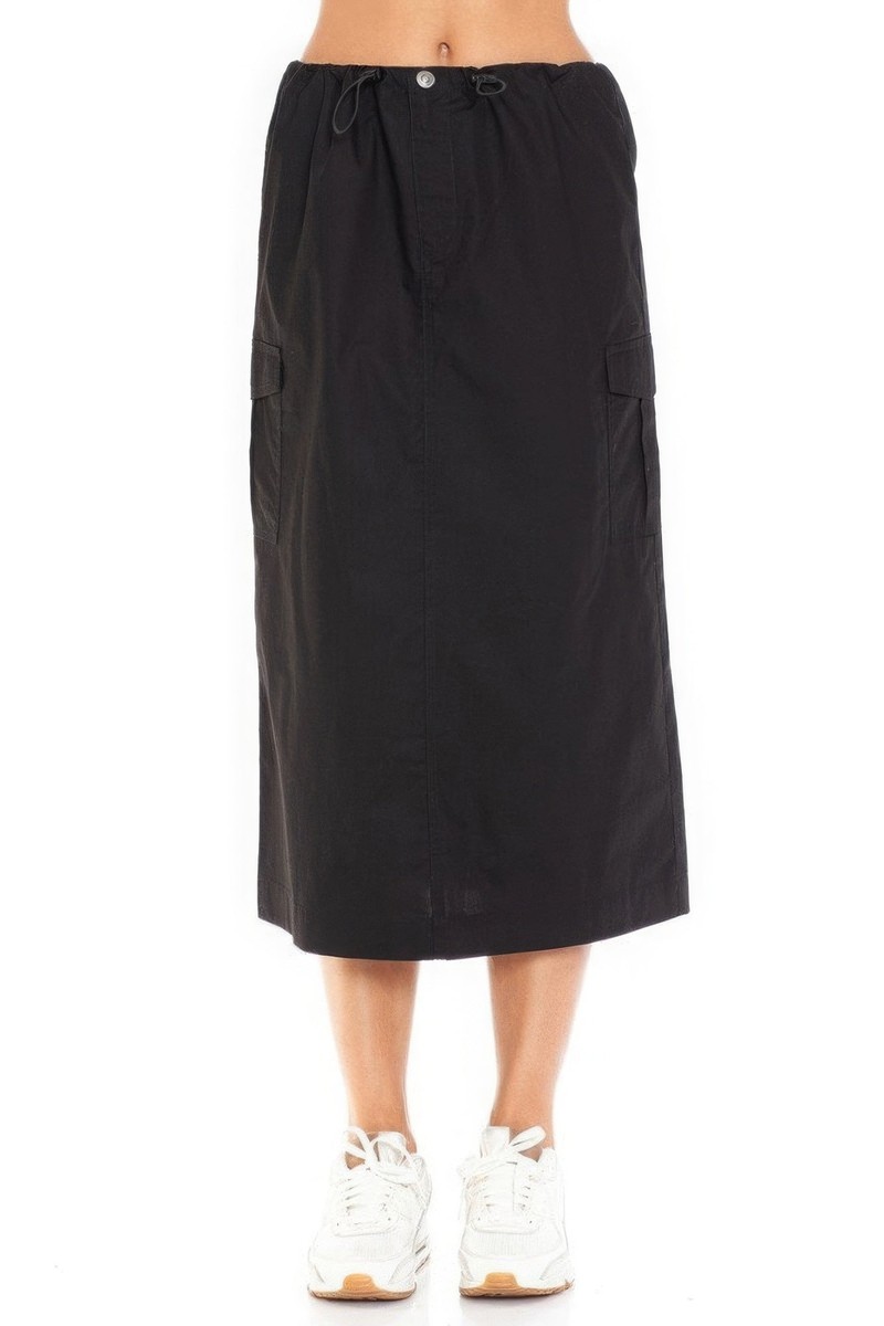 【BAON】Gyoreu Banding Shirring Cargo Midi Skirt $_57.JPG?set_id=8800005007