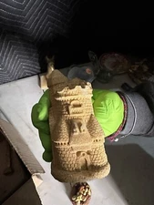 Vintage 1984 A Mr Sandman 7.5 Real Sand Sculpture Sandcastle Art Made in Canada