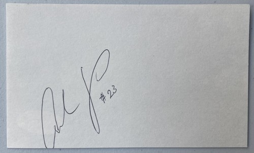 HOF? Andruw Jones Autograph Index Card Signed in 1995 - JSA Cert - FREE S&H! - Picture 2 of 4