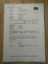 TÜV-Teilegutachten für Felgen R.O.D. 7.5Jx16H2