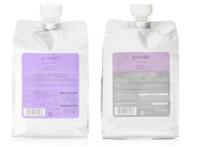 LebeL ProEdit Shampoo Bounce Fit 1000 ml & Hair Treatment Bounce Fit Plus Set