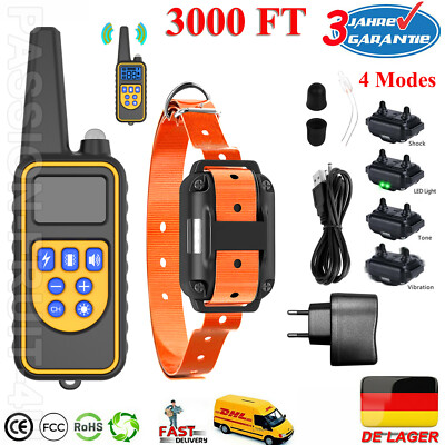 Antibell Elektro Pet DogTraining E-Halsband Anti-Bark Obedience Fernbedienun DHL