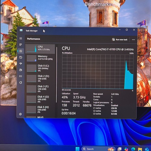 Dell XPS 8900 Win11 Gaming PC! •i7-6700 •GeForce GTX980 •16GB RAM 256 SSD •Wifi - Afbeelding 11 van 15