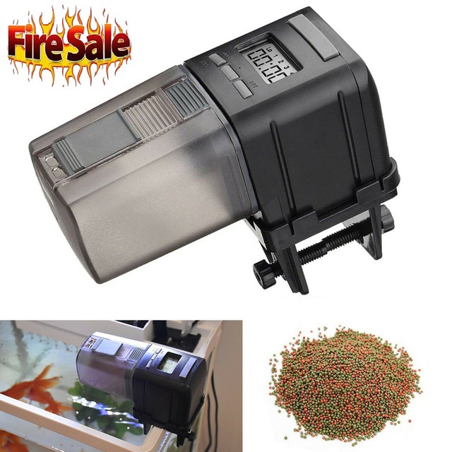 automatic fish food feeder for aquarium