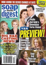 Soap Opera Digest March 23 2015 Young & the Restless Sean Carrigan Amelia Heinle