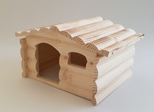 Guinea Pig Wooden House Rodents Pet Cage Accessories Rabbit Ferret Nest
