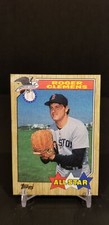 1987 Topps Roger Clemens All Star #614 Boston Red Sox HOF
