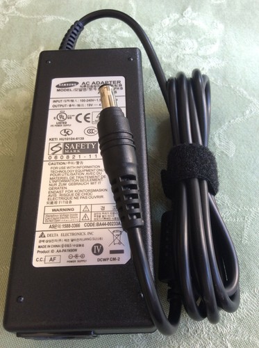 Cargador/adaptador de de alimentación para computadora Samsung de 90 W + cable para computadora portátil DP700A3D | eBay
