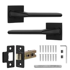 Door Handle Sets Square Black Door Handles Lever Internal Door Handles Interior