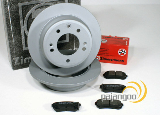 Zimmermann Bremsscheiben 284 Mm BremsbeläGe Hinten FüR Hyundai Tucson JM-image