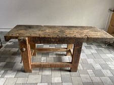 tavolo falegname antico con Due morse