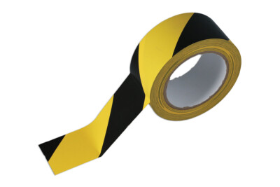 Connect 35366 schwarz & gelb Absperrband 50 mm x 33 m selbstklebend Pack 1