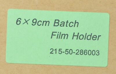 Microtek Artixscan 2500/Agfa DuoScan T2500 6x9 cm batch film holder, never used