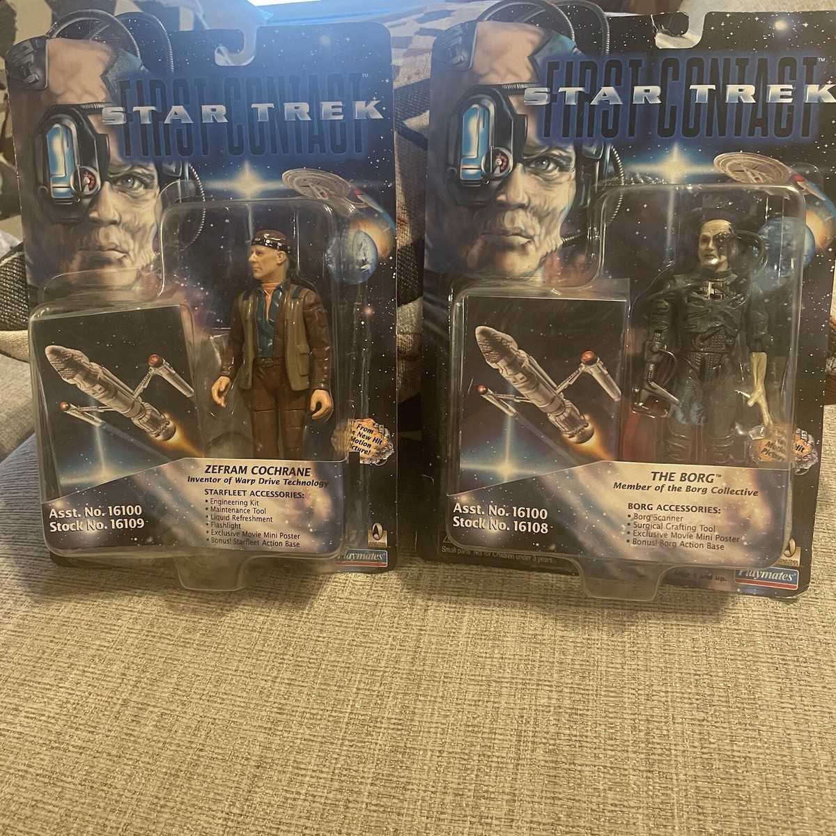 VTG 1996 NIB Star Trek First Contact The Borg & Zefram Cochran