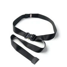 Black Silver 1017 ALYX 9SM Nylon Canvas Safety Buckle Belt Metal Button Men