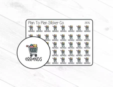2876~~Errands Planner Stickers