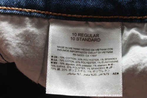 Old Navy Girls Size 10 Skinny Blue Capri Jeans Adjustable Waist Medium Wash - Picture 9 of 12