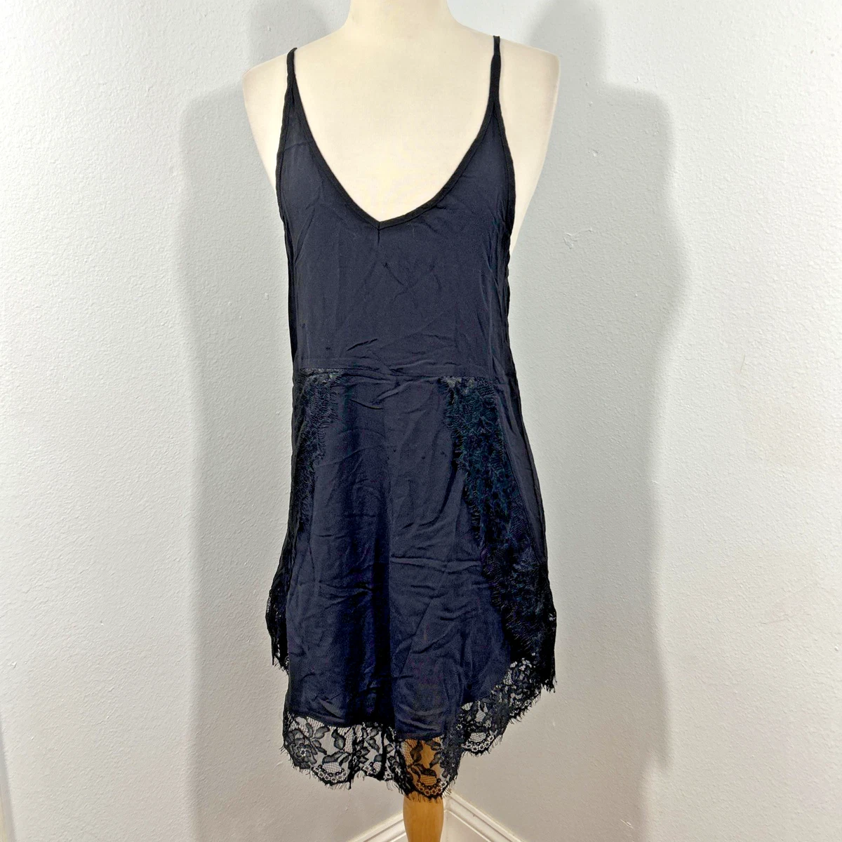 knee length dresses for ladies Ivory Lace-Trimmed Flowy Mini Dress main image 0