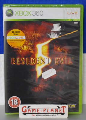 Resident Evil 5 uk Xbox 360 uncut USK 18 PAL Shooter NEU in Folie Capcom Havok