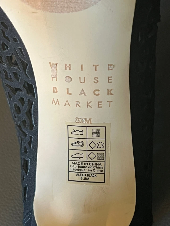 Женские замшевые туфли на шпильке White House Black Market 8,5 M - Изображение 4 из 4