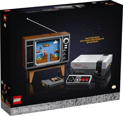 LEGO Super Mario Nintendo Entertainment System (71374) Brandneu, Kostenloser Versand