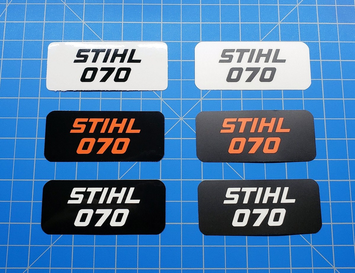 Vinyl Sticker for Stihl 070 Shroud Badge 