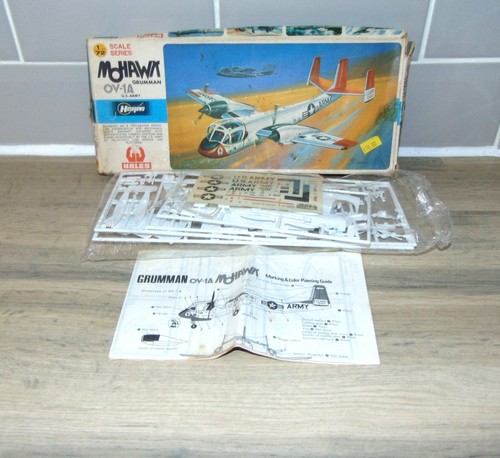 Hasegawa 1/72 Grumman OV-1A Mohawk JS-024 *Parti sigillate inutilizzate scatola completa usura - Foto 2 di 16