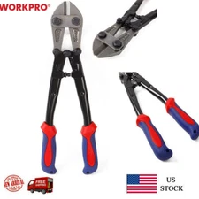 WORKPRO 14"/18''/24''/30'' Bolt Cutter BiMaterial Handle Rubber Grip Steel Blade