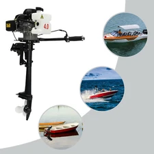 Heavy Duty 4Stroke 3HPOutboard Motor Fishing Boat Engine Outboard Trolling Motor