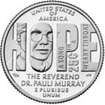 2024  S  Women Quarter the Reverend Dr Pauli  $2.00+Free S/H world S/h $1.55