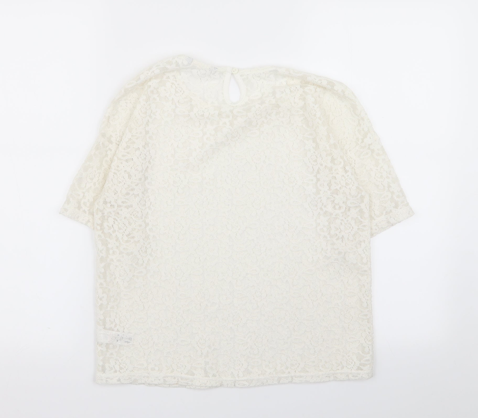 George Girls White Polyester blend T-Shirt Size 11-12 Years image 2
