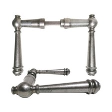 Türdrücker antik Ball Stahl Türklinken Kastenschloss 18.7 mm 8er Vk