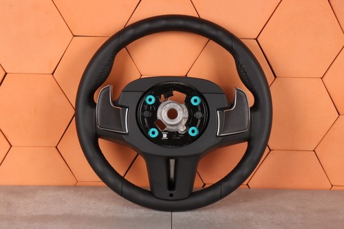 BMW X3 G01 X4 G02 VOLANTE ORIGINALE M-SPORT PADDLE IN PELLE 1km 9T67731 - Foto 11 di 15