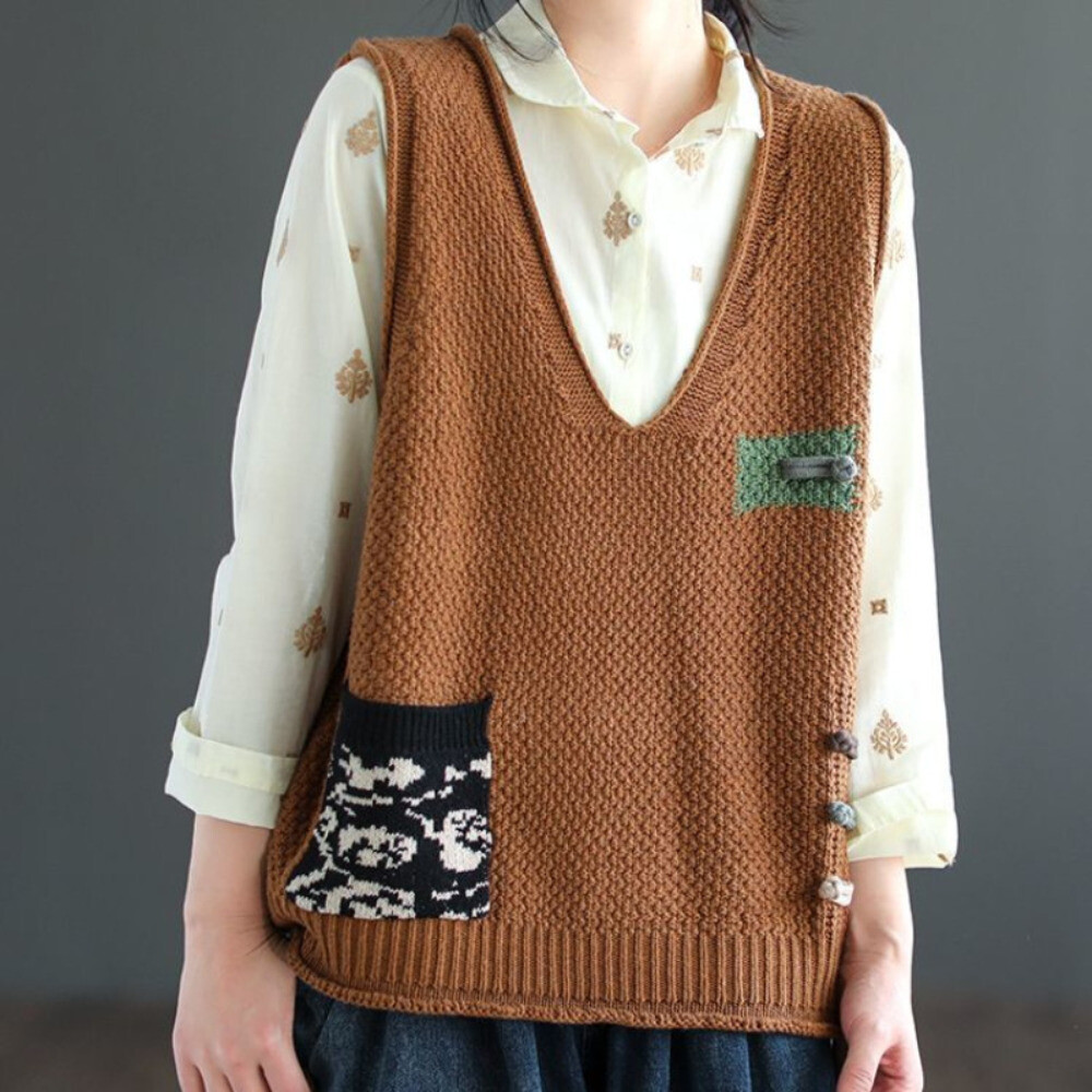 Ethnic Winter Warm Knit Oversleeve