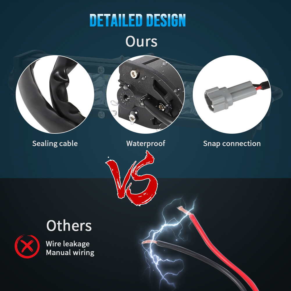 Dirt Bike Light Plug-n-Play LED Headlight Light Bar Kit For KLX110 & CRF110 Dirt Bikes – Custom KLX110 LED Light Bar - Foto 2