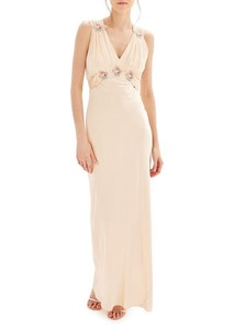 topshop pink silk dress